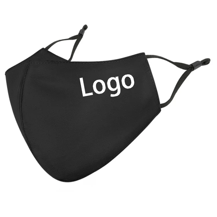 logo printed washable face covers