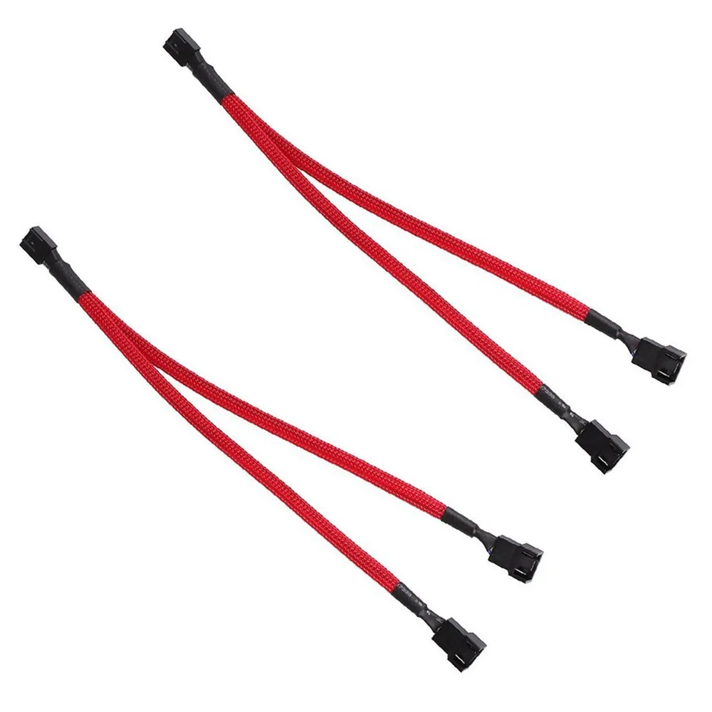 Pwm Fan Splitter Cable 4 Pin Y Splitter 