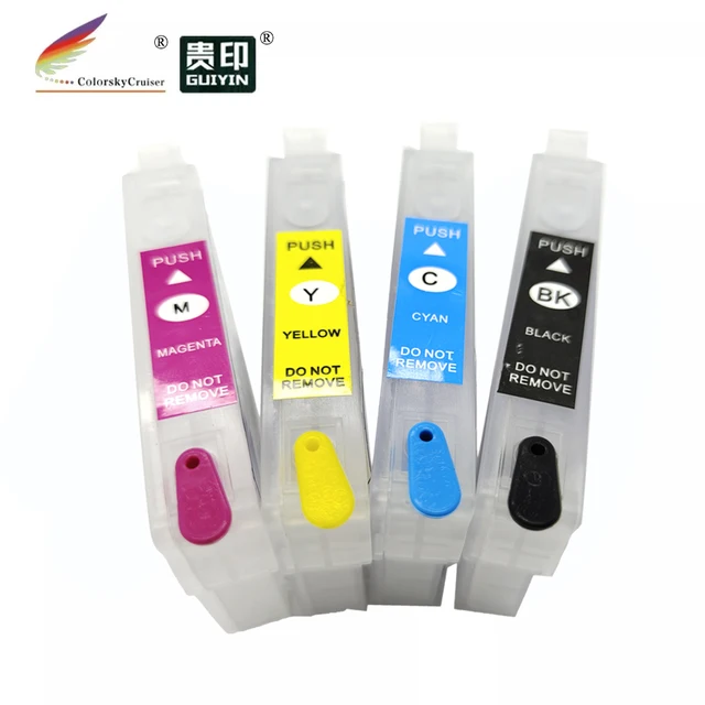 Pack 4 cartuchos de tinta Epson T0711/2/3/4 Compatible