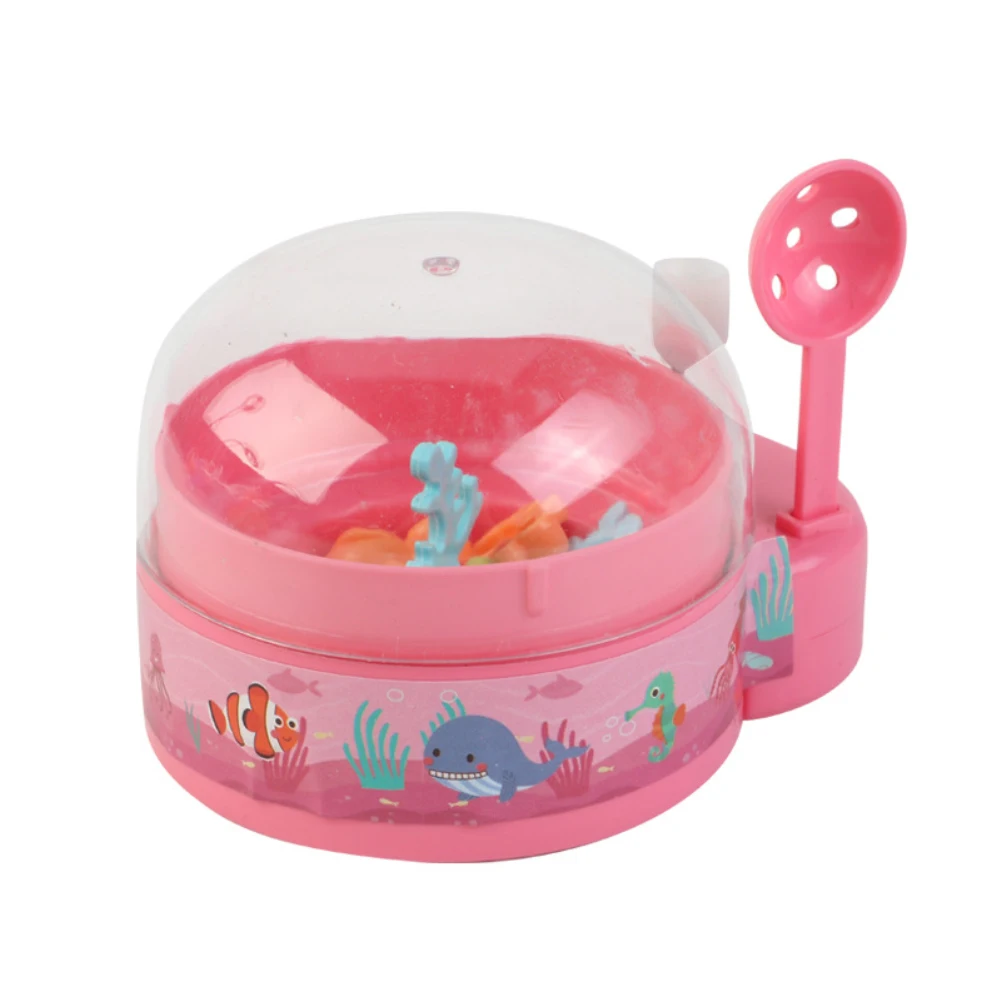 Новая мини-консоль для рыбалки в виде трубы, Ловец игрушек, мини-машина с когтями для детей, микро-фигурка яйца, ручной глаз, рыбалка, водная игра