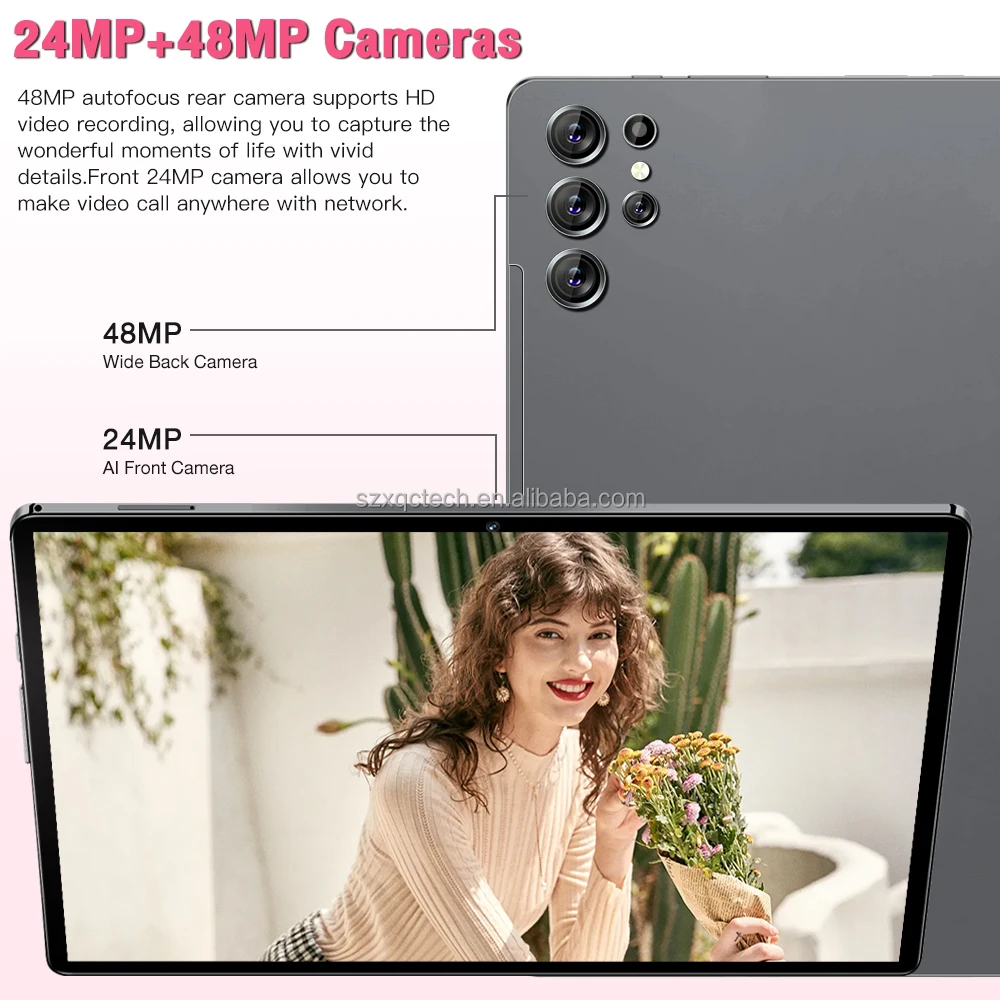 10.1 Inch Unclocked Dual SIM Tablet PC S23 Ultra Big Battery Android 13 5G WIFI GPS Cheap 16+512GB MTK Capacitive Pad for Kids
