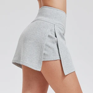 Custom High Quality Half-Length Sports Skirt High Waist A-Line Fitness Short Skirt Prevent Exposure Golf Tennis Skirt