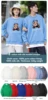B1 style-col rond en coton épais drop-épaule hoowear