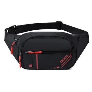 New MultiLayer Large Capacity Sports Phone Waist Bag for Women Fashion Men Work Waterproof and Durable Crossbody Bag