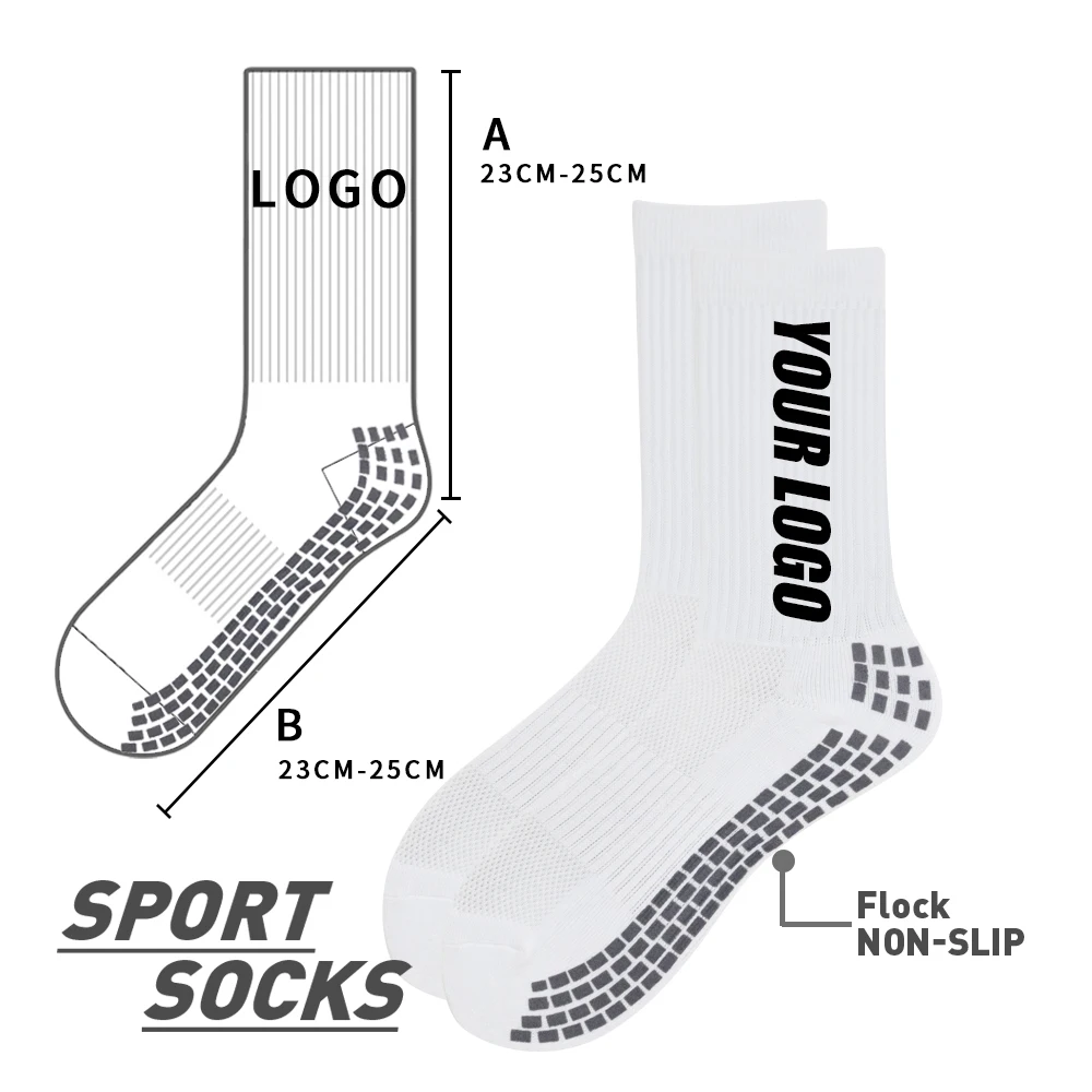 Uron Designer Sport Socks Anti Slip Basketball Athletic Socks Custom