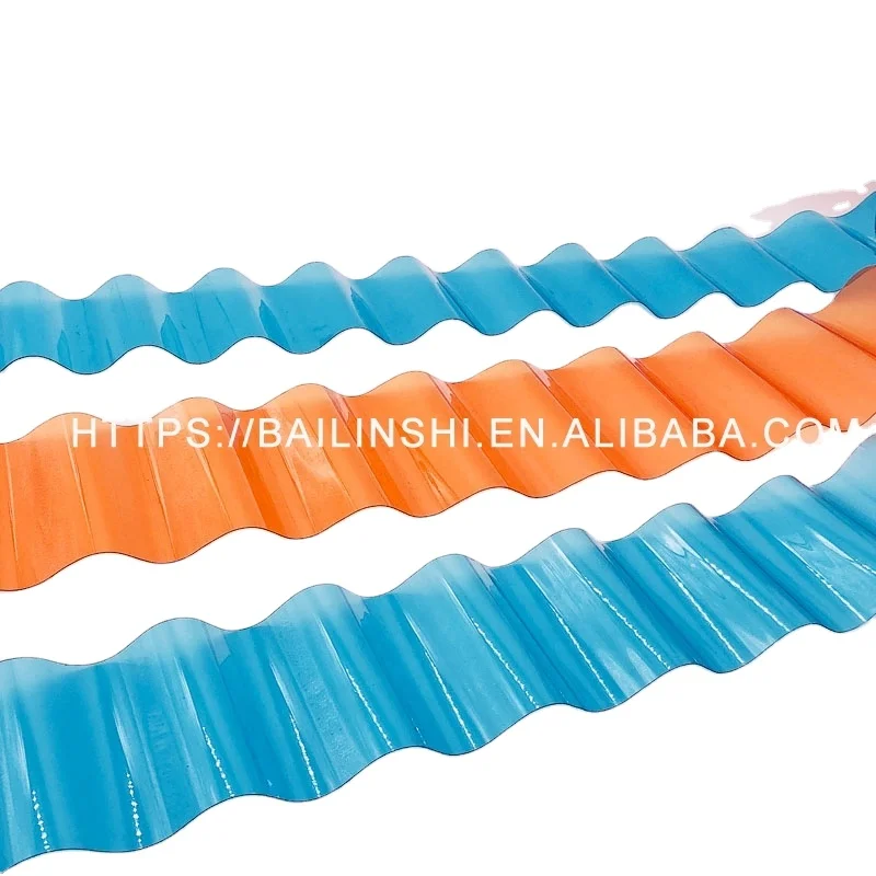 Pc Corrugated Sheet Polycarbonate Sheet Transparent Roofing Profile