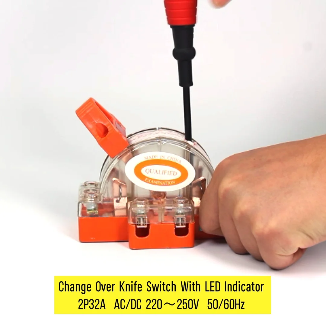 Low Voltage Disconnect Knife Switch Rotary Blade Changeover Manual