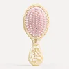 Marble White Acetate Hair Brush S