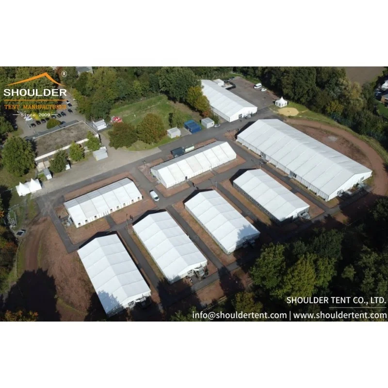 Custom Outdoor Workshop Tent Large Prefab Industrial Storage Warehouse Tent