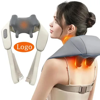 Cervical Spine Massager Hot Compression Shawl Shoulder Back Neck Trapezius Muscle Kneading Product Genre Neck Shoulder Massager