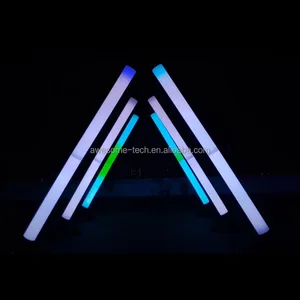 New Led Motif Light Design Unique Large Event Prop Led Party Pillar Led Chasing Flowing Lights