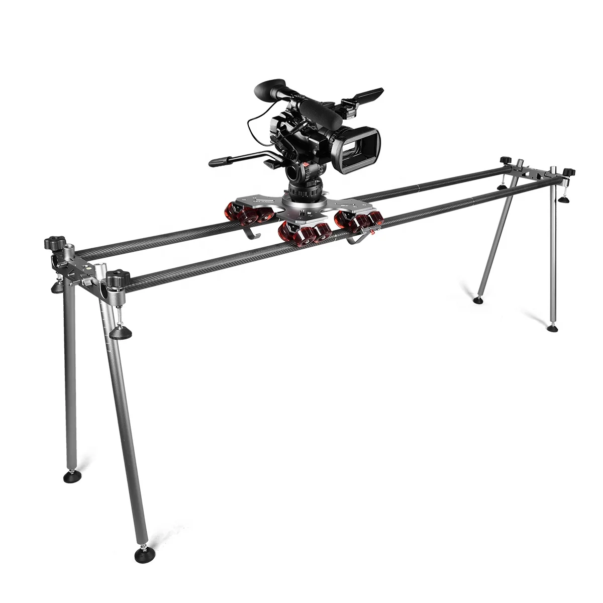 Slider Motorisé BuyWeek Camera Slider Dolly, 10KG De Charge Professionnel Chariot Rail De Curseur De Camu00e9ra De