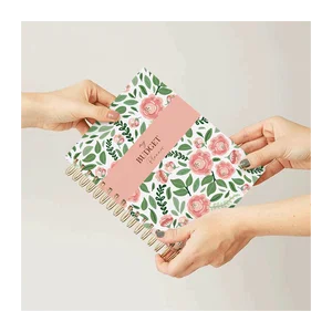 Original Design Custom Logo Budget Notebook A5 Fast Delivery Spiral Tracker Diary Record Journal Undated Weekly Monthly Planner