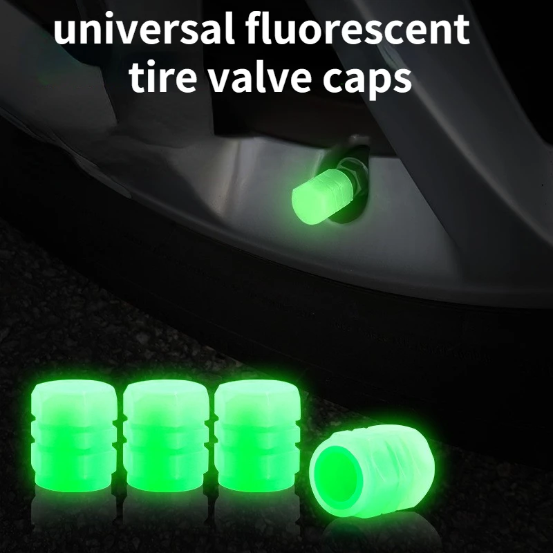 Universal Illuminated Valves Glow In The Dark Valve Stem Covers