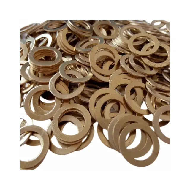 Customized wholesale metal flat washer brass washer stainless steel flat washer