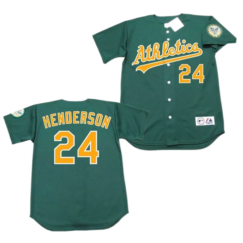 Wholesale Oakland 10 Ray Fosse 14 Vida Blue 19 Bert Campaneris 24 Rickey  Henderson Throwback Baseball Jersey Stitched S-5xl Athletics From  m.