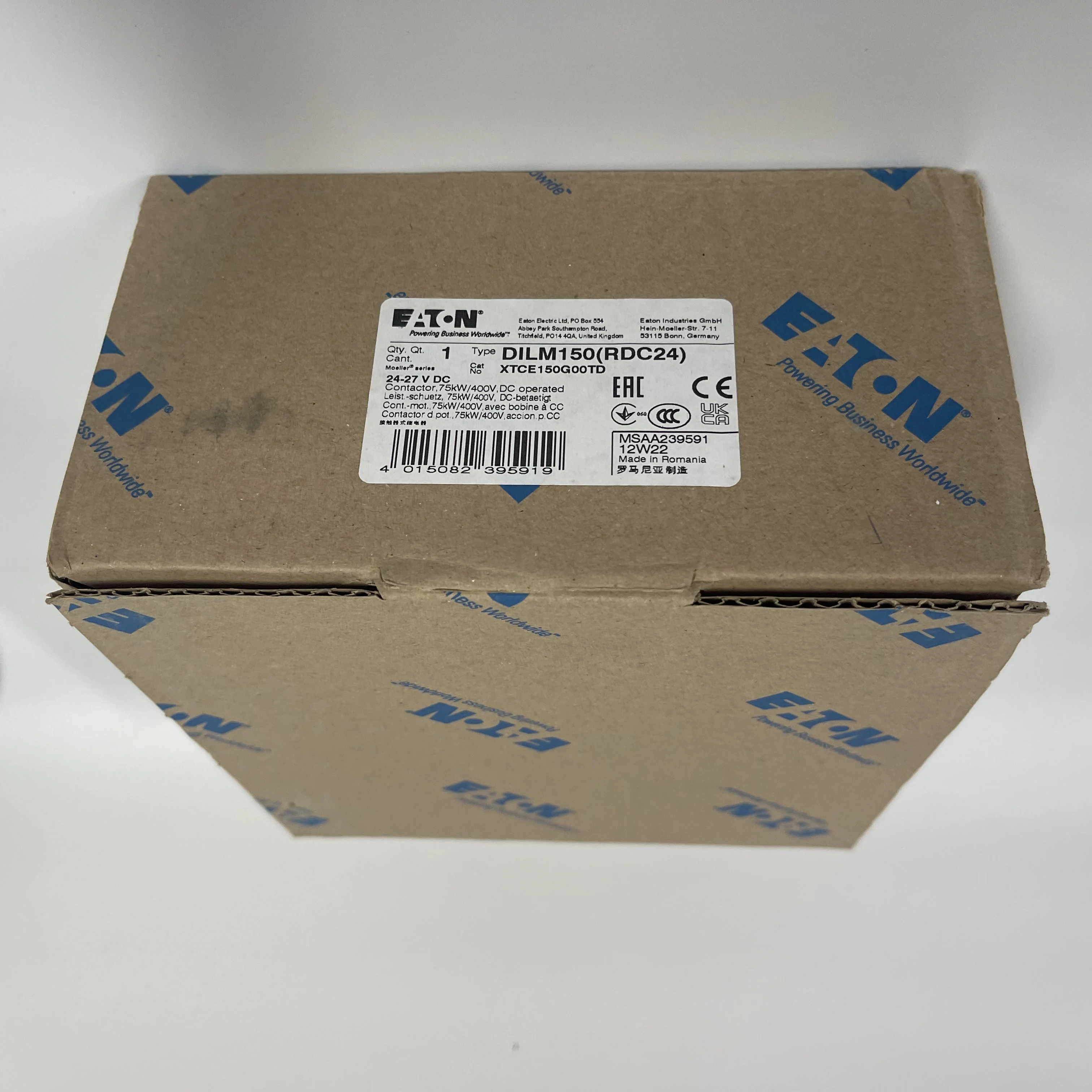 EATON Contactor DILM150 RDC24 