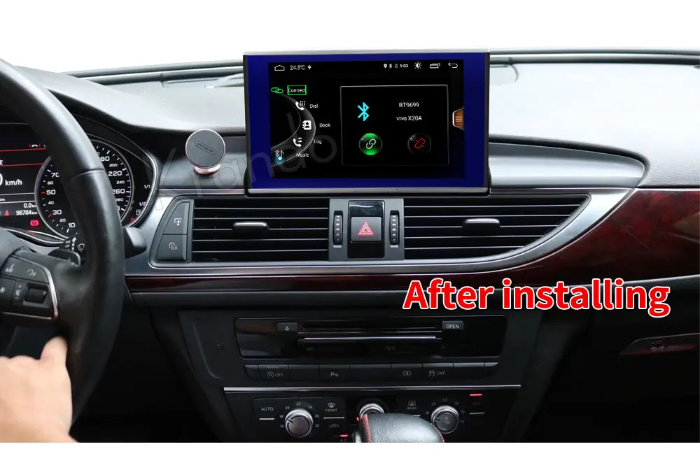 Krando Android 10.0 8.4'' navigation system for Audi A6 A6L 2012-2018 radio gps multimedia system audio player