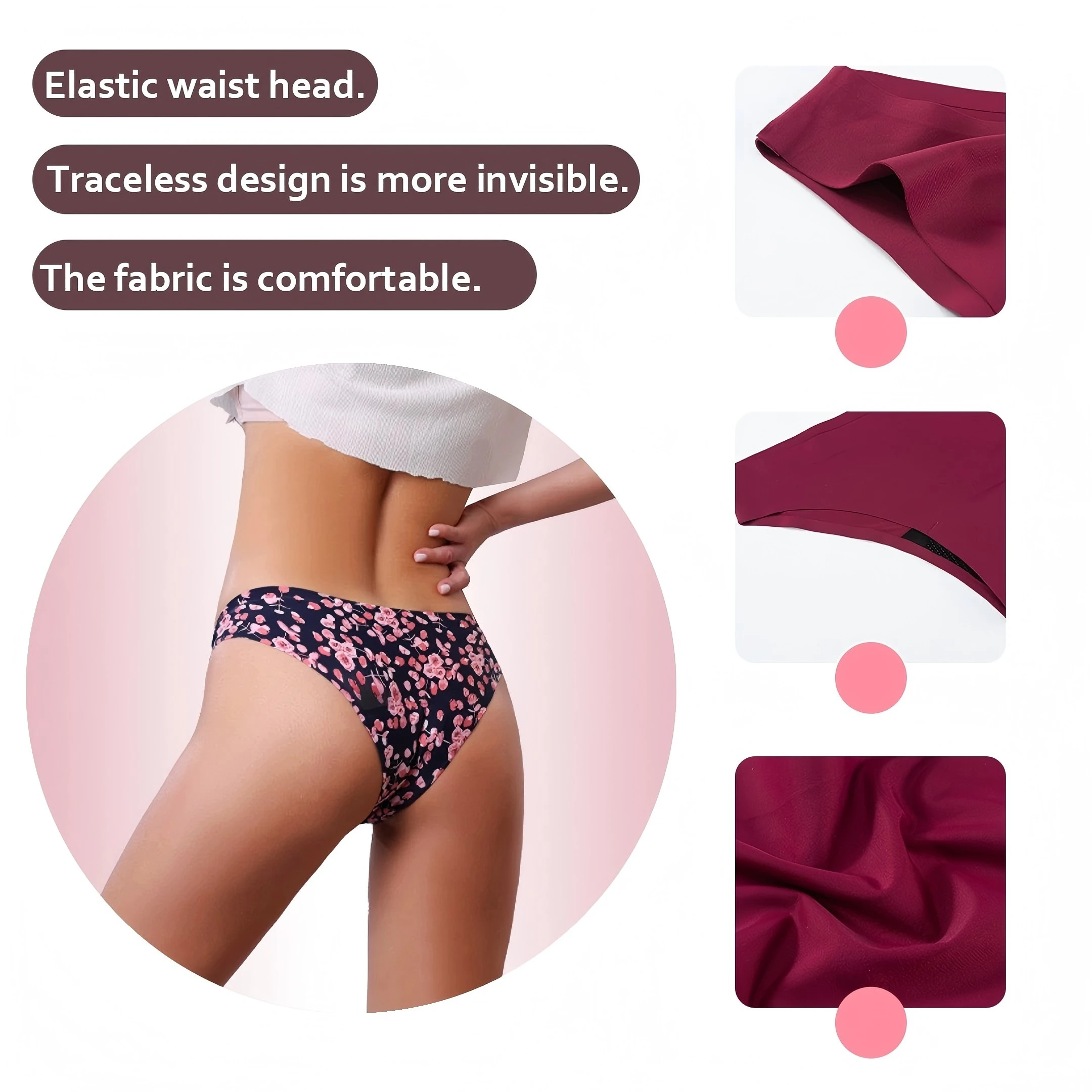Teen Period Swim Bikini Brief construction and fit reference