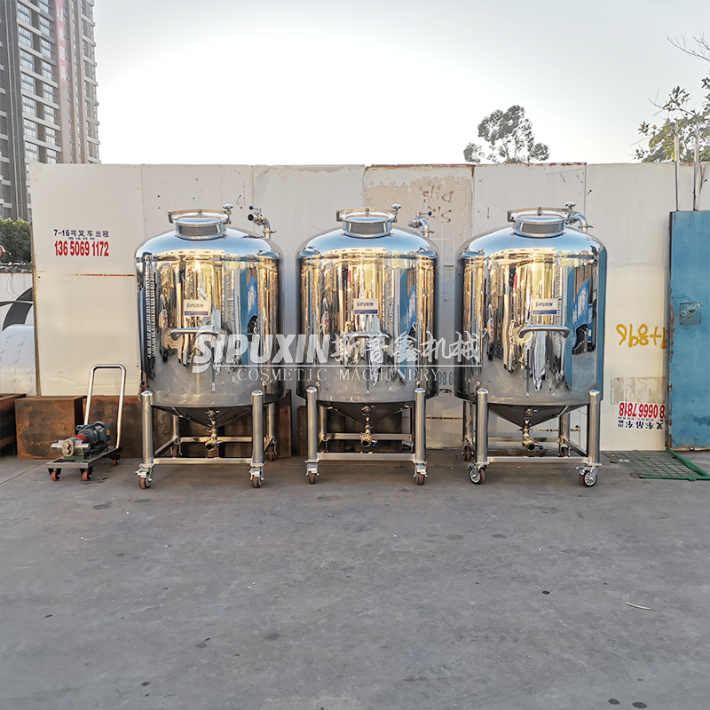 Подвижный герметичный резервуар для жидкости из нержавеющей стали 1T