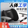 Lumbar support cushion (mysterious black) - with straps