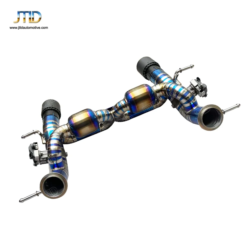 Performance Titanium Exhaust Pipe For Maserati MC20 Active Sound Exhaust System