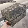 Translucent gray water ripple storage box