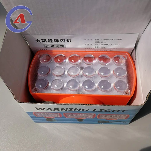 Магнитный светодиодный стробоскоп на солнечной батарее предупреждающий фонарь красные синие дорожные фонарики мигающий