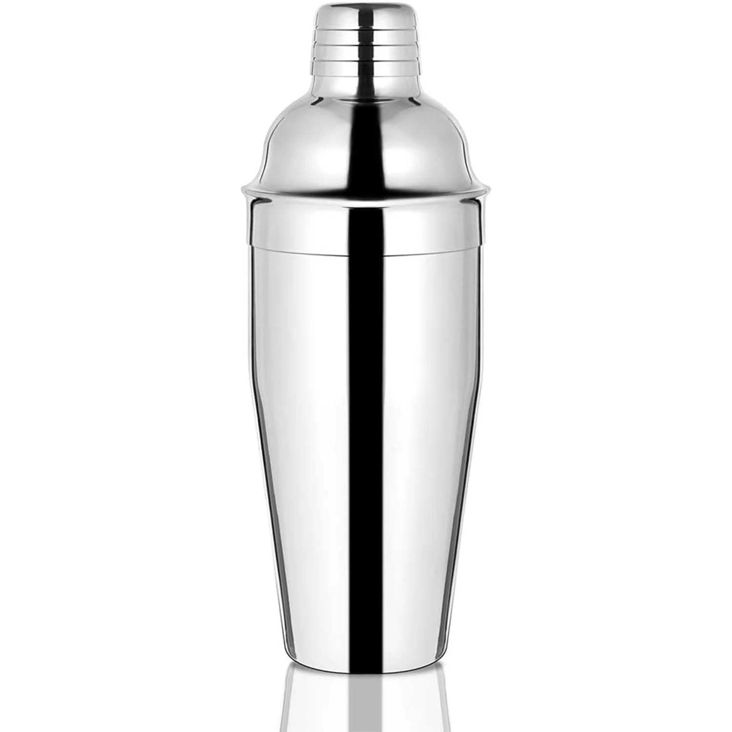 Factory Cocktail Shaker 350/550/750ml Bar Tools Insulated Premium Drink Shaker Stainless Steel Martini Alcohol Reusable Conical with Custom Logo