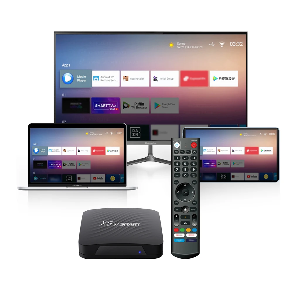 XS97 4GB RAM 32GB Storage Android Smart TV Box