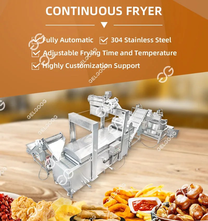 Gelgoog Onion Peanut Plantain Fry Stirring Gas Chip Fryer Small Banana ...