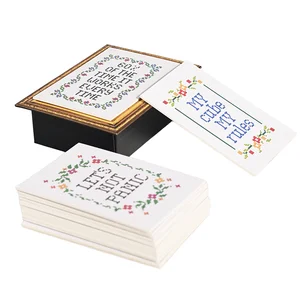 High Quality Game Design Memory Flash Card Affirmation Cards Custom Printing