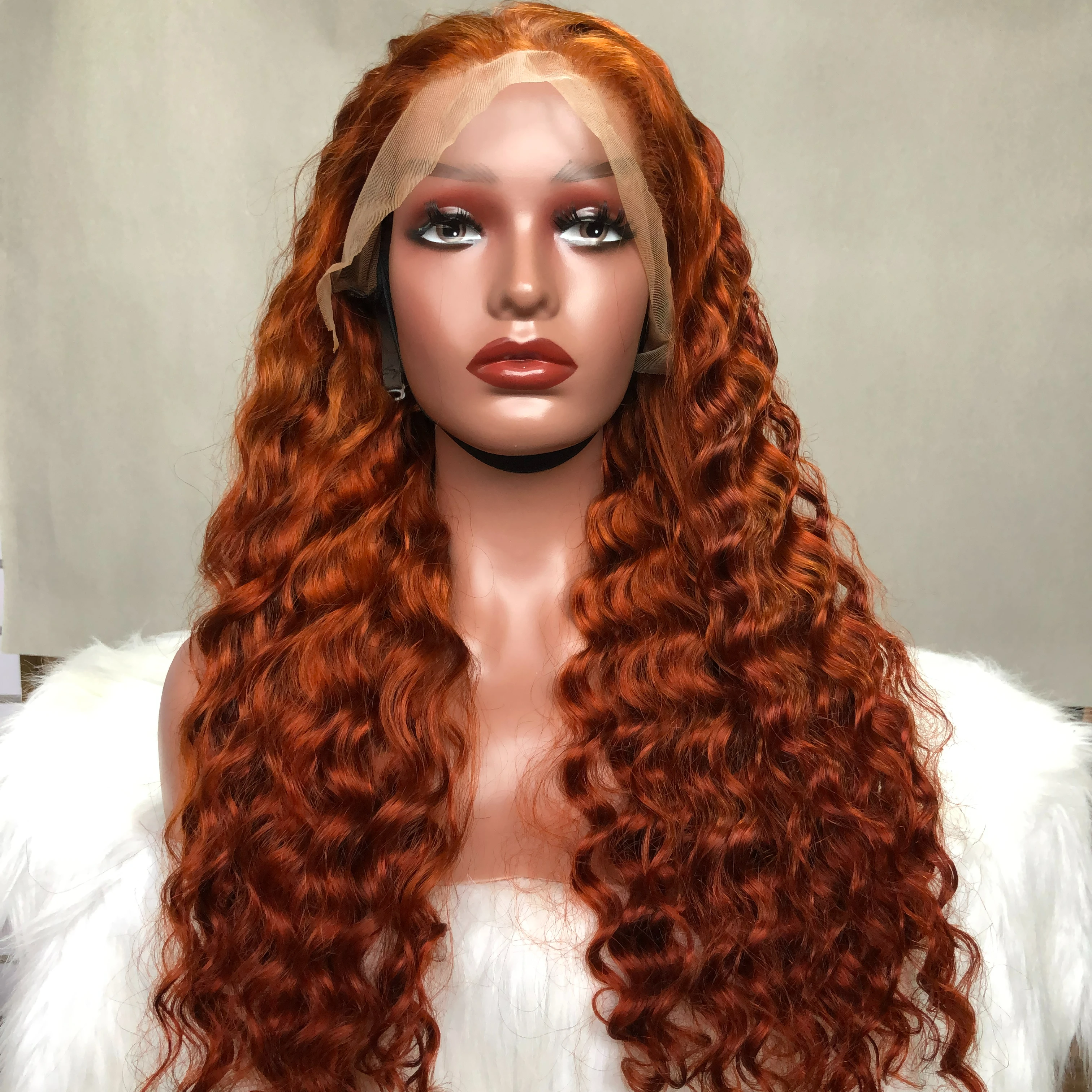 High Quality Double Drawn Lace Frontal Wig Loose Deep Wave