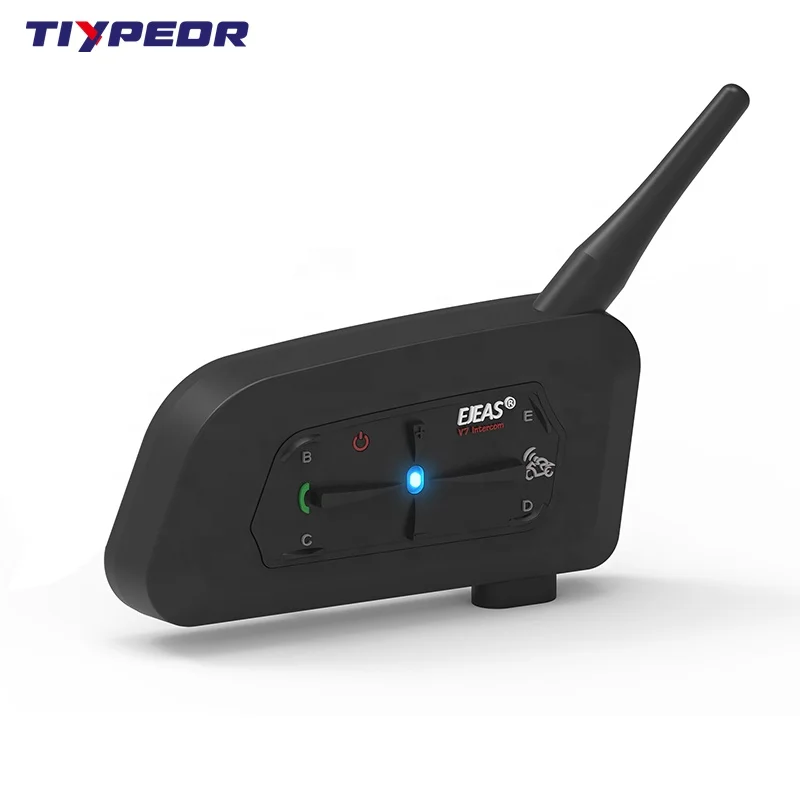 TIYPEOR EJEAS V7 2 Way bluetooth 5.1 Helmet Intercomsystemforsports Motorcycle Accessories Intercom Motorcycle