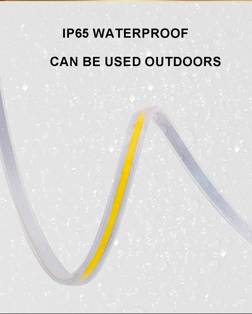 IP65 Waterproof LED Strip - Flexible, Bright, and Durable