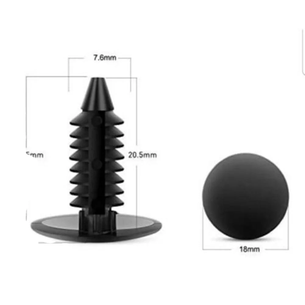 415pcs Carbon Steel Car Hole Bumper Plugs Clips for Front License Plate Holes Cover Plastic Fastener Screw Rivet Car Accessories