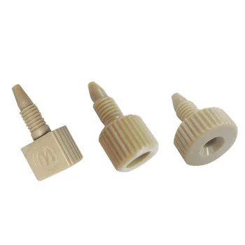 Male Nut Peek Fingertight Peek Nuts for 1/16 Od Tubing Shimadzu High Pressure Without Ferrule