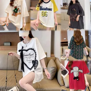 Oversized Casual Women's Top T-Shirt Street Fashion Style for Teenagers