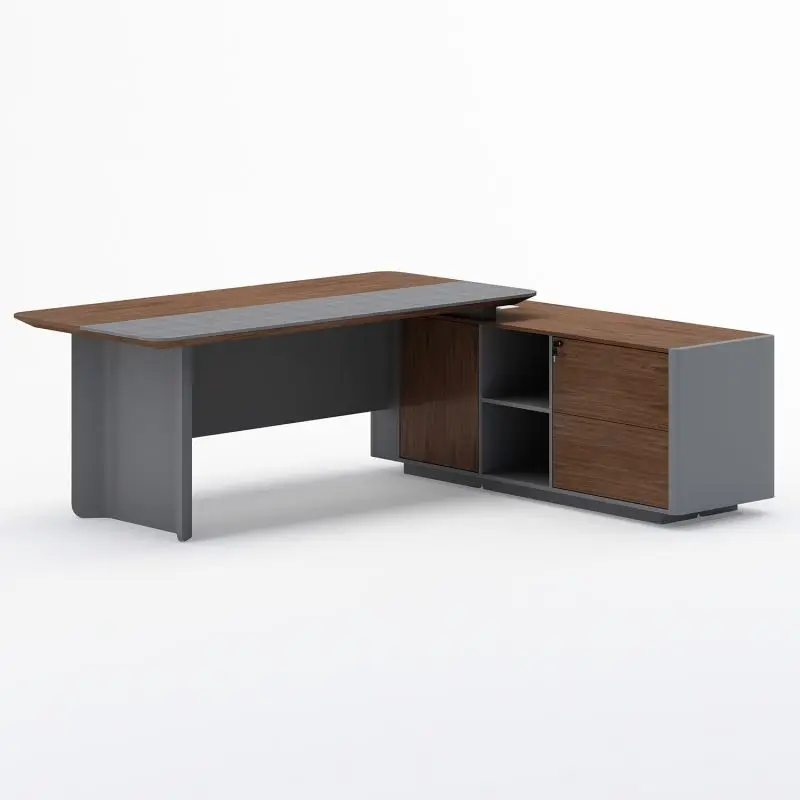 Модная офисная мебель, стол руководителя, стол L-образной формы