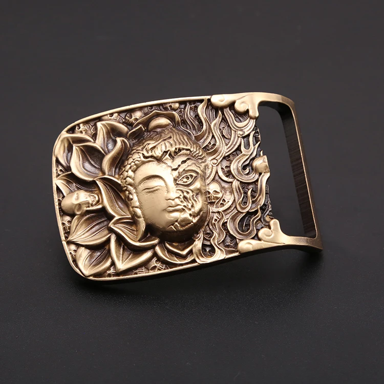 Пряжка из твердой латуни, латунная пряжка для ремня для мужчин 40 мм