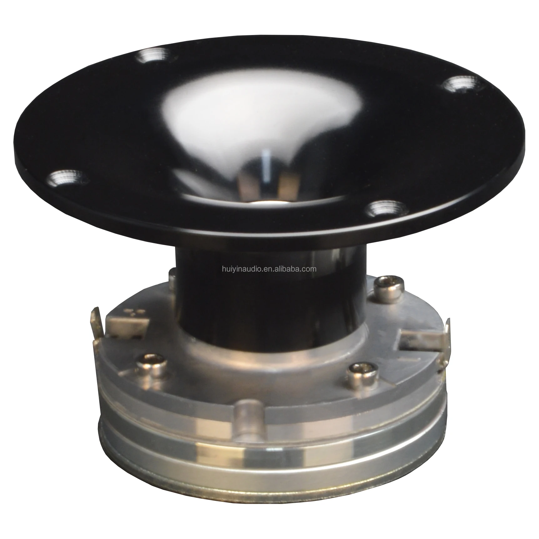 Pemandu HF Neodimium 1.5 Inci Tersuai Pembesar Suara Tweeter Kereta 80W RMS dengan Tekak 24mm dan Gegelung 38mm untuk Pengubahsuaian Audio Kereta