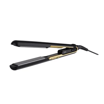 Black Gold OEM ODM 1inch Professional Slim body design MCH Heating Plate Custom Brand Ionic Salon hair straightener