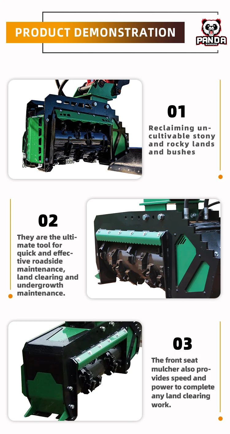 Tree Mulchers Use Heavyduty Carbide Teeth Through Hard And Soft Woods Provides Speed And Power