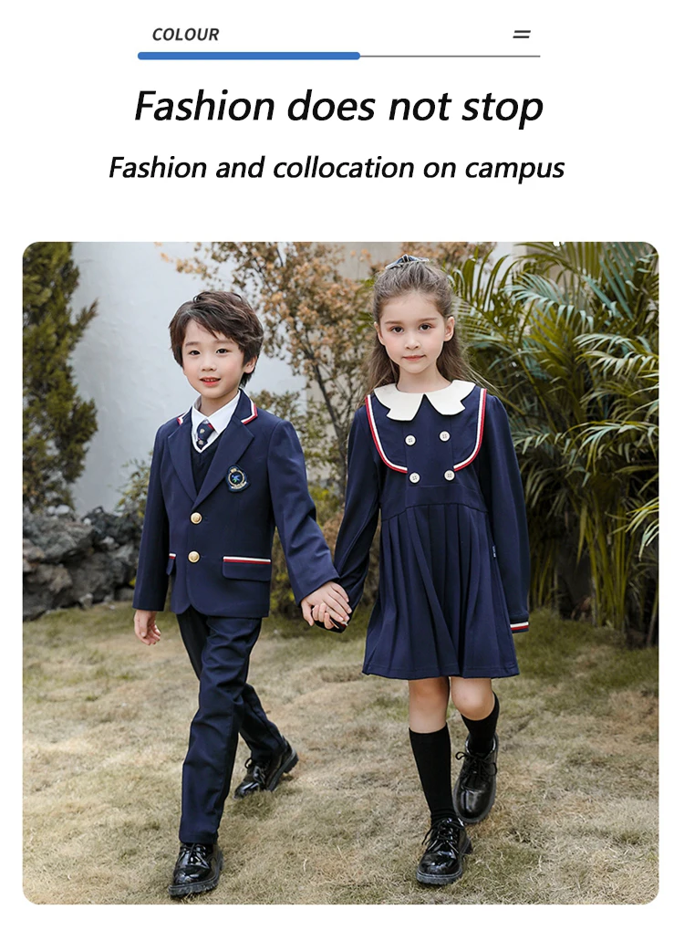 Custom Autumn And Winter Formal Suit Korean Boys And Girls Junior High  School And Primary School Uniforms - Buy Junior High School Uniform,Custom 