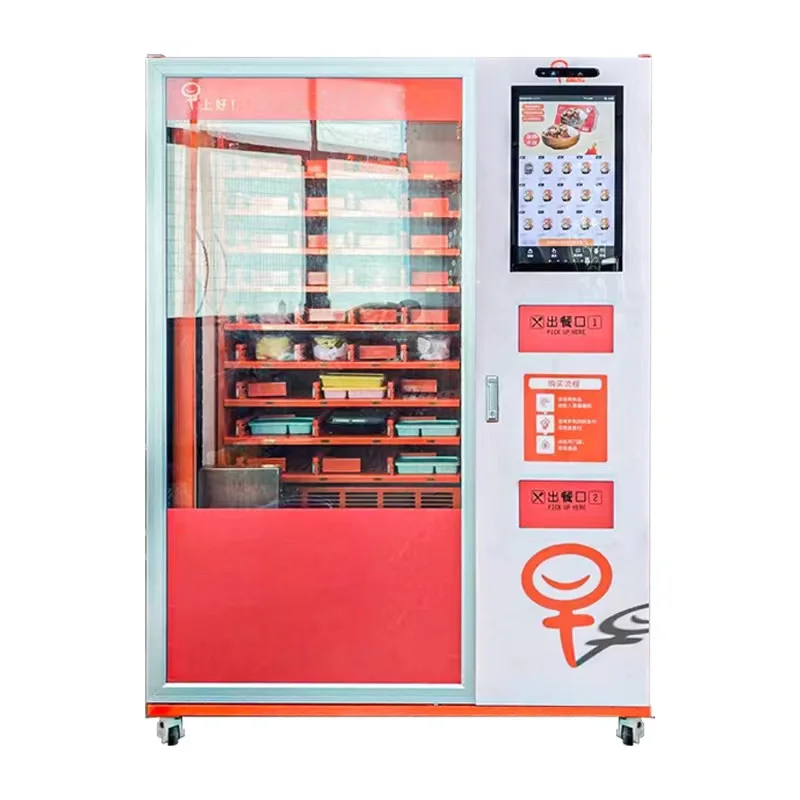 Vending Machine for Foods and Drinks Locker Food Cereal Hot Vending Machine