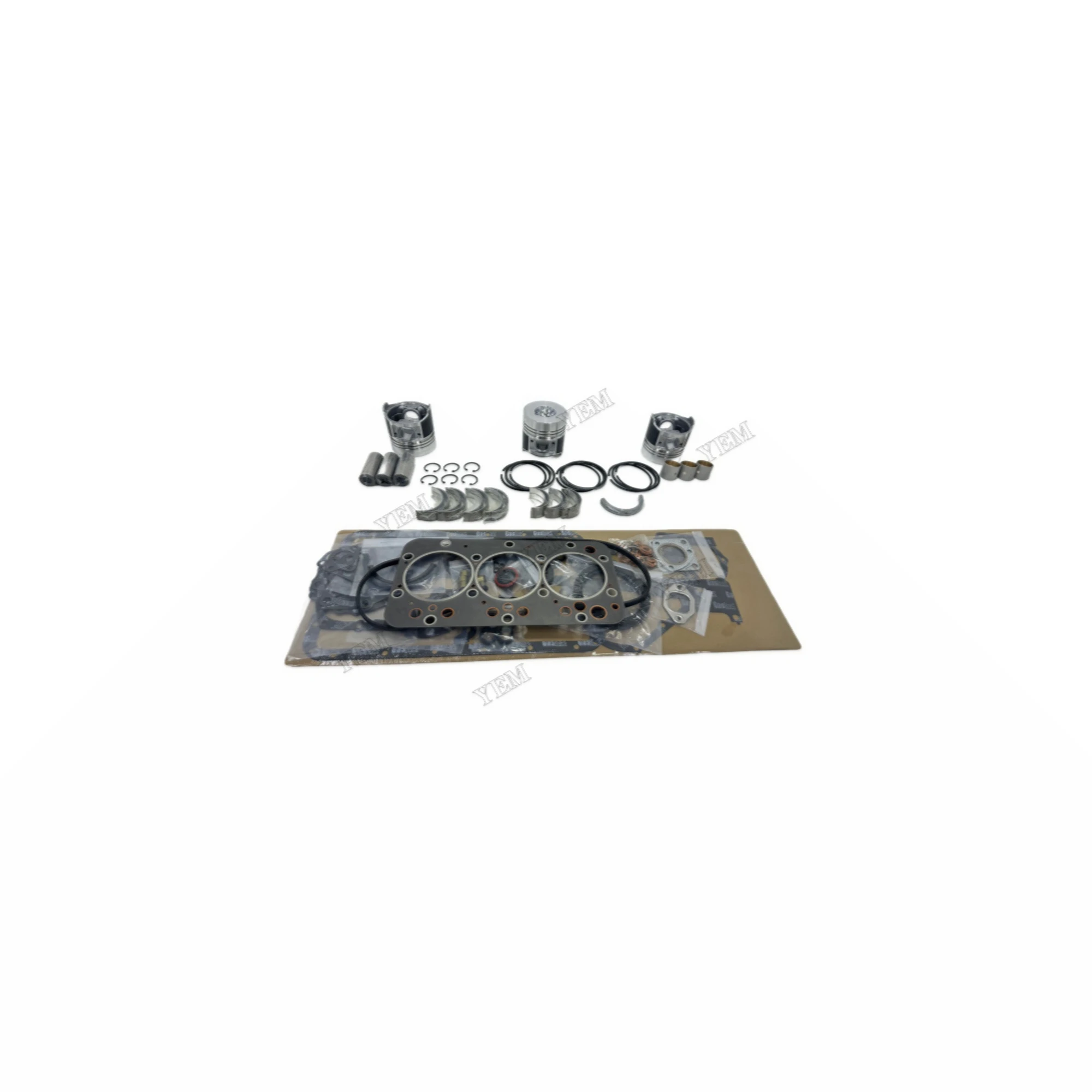 For Kubota D3200 Overhaul Kit With Piston Rings Full Gasket Set Bearings Diesel Engine Parts