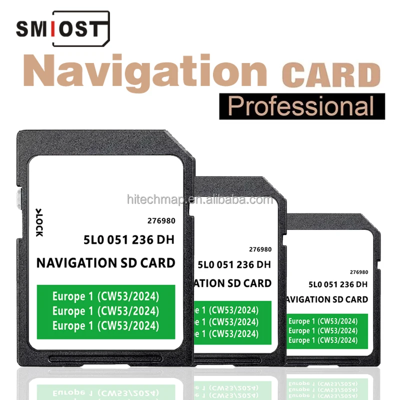 32GB CID SD Map Memory Card 2023 Navigation Car GPS Update Software for Skoda MIB2 Amundsen