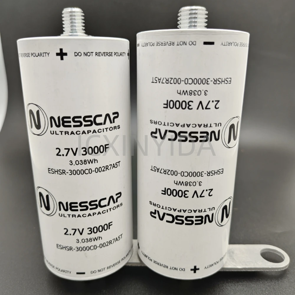 2.7V 3000F Korean NESSCAP DIY 12V Car Starter Rectifier Supercapacitor Distribution Connector Nut and Fixing Bracket