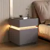 Gris foncé beige couleur Verre noir avec tactile