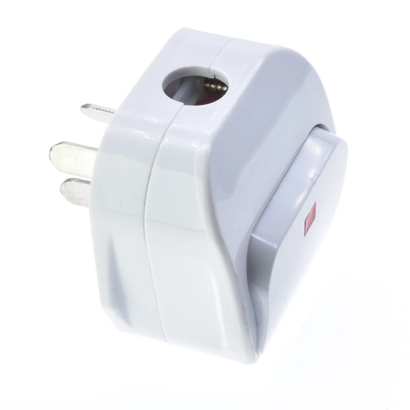Australia Rewireable Plug Type I Flat 3 Pins AUS Wiring Plug With Red Indicate Light and Control Power Switch 10A AU Power Plug
